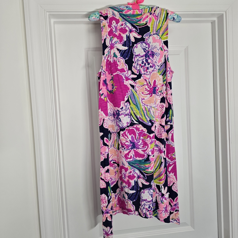 Lilly Pulitzer Vibrant Floral Mini Dress - Pink and Purple - Picture 3 of 7